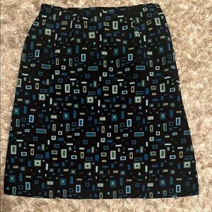 Style & Co. Geometric Print Skirt, Size 12